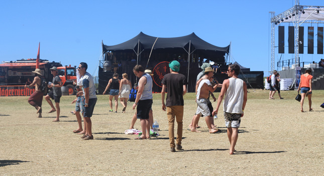 RHI Stretch Tents at Rocking the Daisies 2014: Jagermeister tent