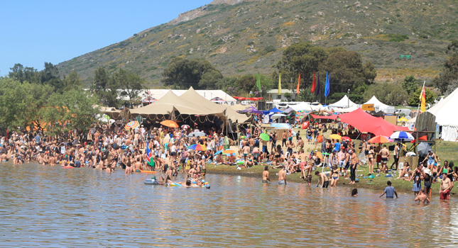 RHI Stretch Tents at Rocking the Daisies 2014: beach tent