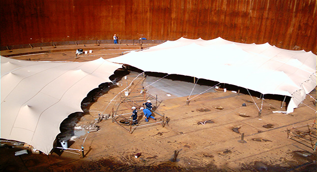 RHI Stretch Tents commissioned by Chevron