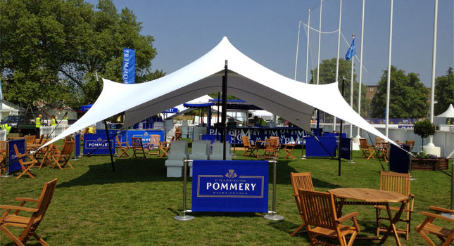 The evolution of stretch tents in the UK: white stretch tent