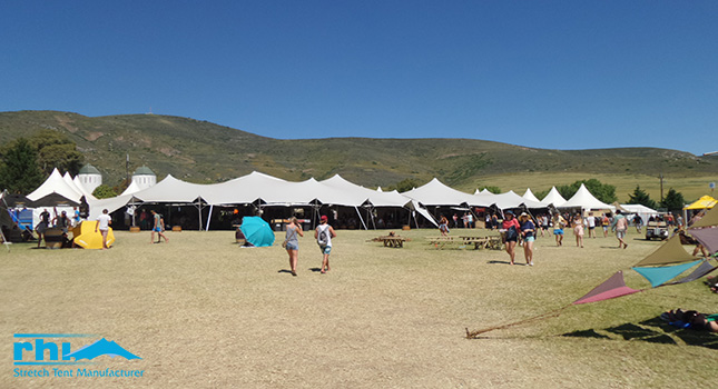 Festival catering tent