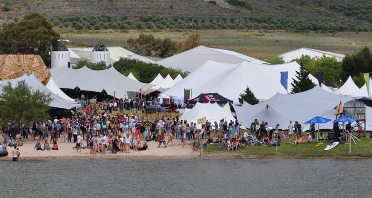 RHI-manufactured tents at Rocking the Daisies 2015