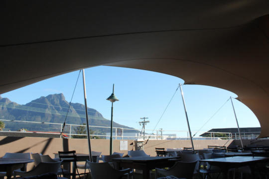 19 CUSTOM STRETCH TENT  RESTAURANT DECK CHINO